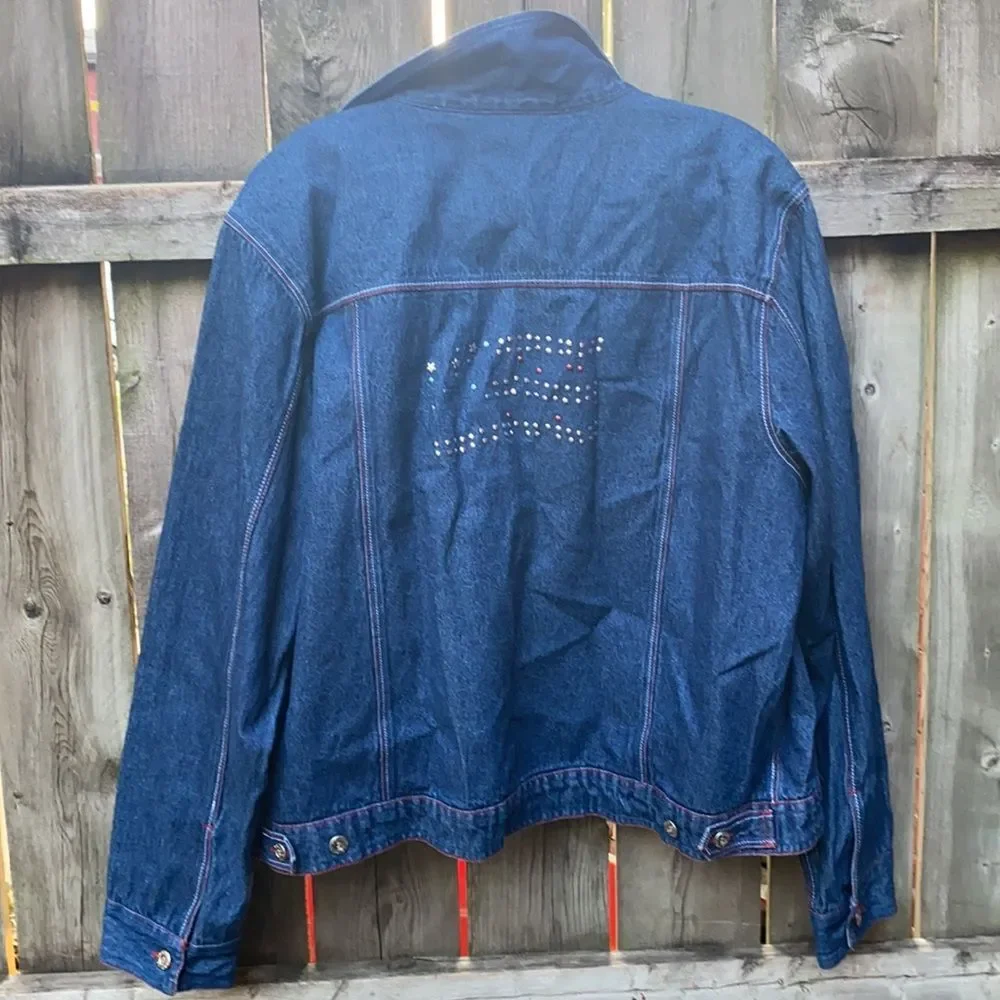Erika denim jacket sz. XL - Picture 4 of 4